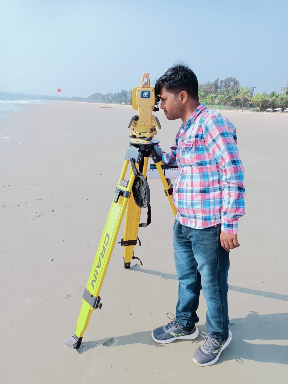 Topographic Survey of seashore GOA 